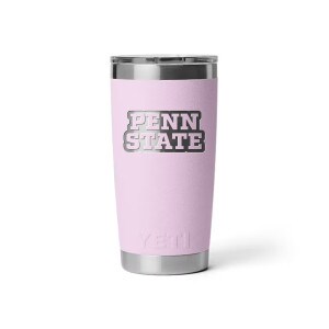 Yeti cherry blossom 20oz Rambler tumbler with Penn State